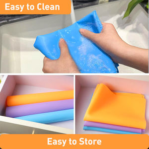 Mantel Individual de silicona para alimentación de bebés y niños pequeños personalizado, impermeable, antideslizante, manteles individuales de silicona para mesa, alfombrilla para hornear, alfombrilla de silicona para hornear - Product Image 6