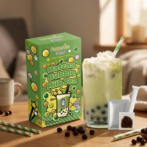 Kit Instantáneo de Té de Burbujas Boba, Fácil de Usar, Vegano, Rápido - Product Image 1