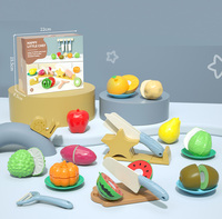 21-delige set pompoen zoete aardappel appel peer kiwi bes model kinderen rollenspel snijden groente en fruit keukenset speelgoed