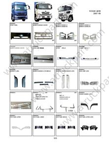 Portello del bicromato di potassio Contorno Per Nissan QUON Per UD QUON Camion di Ricambio Parti Del Corpo - Product Image 4