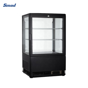 ตู้แช่เครื่องดื่มแบบโชว์กระจกสี่ด้านสองชั้น Smad 58 ลิตร รุ่น DSS-58R(1R) - Product Image 5