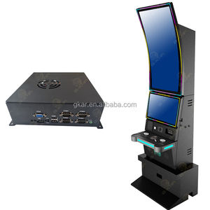 דגם חדש מופעל מטבע 43 "+ 24" ארון מגדל מסך כפול עם מכונת משחק מיומנות צג - Product Image 5