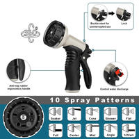 Tuyau d'arrosage extensible noir de qualité supérieure, neuf, breveté, OEM, avec raccords en laiton massif