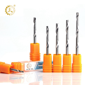 3.175mm 단일 블레이드 나선형 밀링 커터 광고 표지판 용 CNC 비트 PVC 카바이드 업컷 라우터 비트 OEM 및 ODM 지원 - Product Image 1