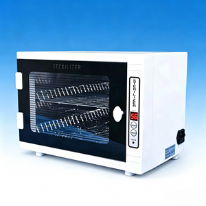 Portable Plastic <b>Nail</b> Disinfection Cabinet High-Temperature LED Display Sterilizer for Manicure Tools for Beauty Salons - Product Image 1