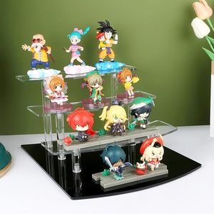 ชั้นวางโชว์อะคริลิคบูติค4ชั้นชั้นชั้นวางน้ำหอมที่วางคัพเค้กและที่วาง Amiibo สำหรับ funko - Product Image 2