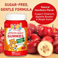 Gummies personnalisées OEM pour enfants : Compléments nutritionnels naturels pour la prise de poids, le soutien digestif et l'augmentation de l'appétit
