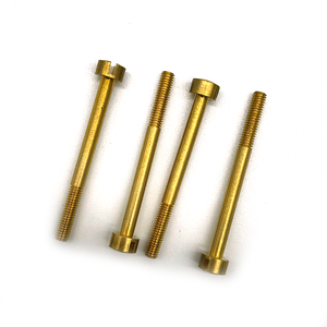 M3 M4 M6 M8 M10 Din84 Brass Một phần Chủ Đề Rãnh Hình Trụ Pho Mát Đầu Vít - Product Image 3