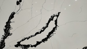 <span class=keywords><strong>Pietra</strong></span> BOTON superficie levigata bianco e nero lastra di quarzo artificiale Calacatta pietre <span class=keywords><strong>da</strong></span> <span class=keywords><strong>costruzione</strong></span> - Product Image 4