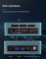 Mini PC NUC I5 I7 I9-12900H RAM 8G 16G 32G 1To USB3.0 Type-C 4K Double HD-MI Mini Ordinateur de Poche Portable