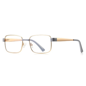 Gafas de lectura de moda para mujer, montura cuadrada de aleación con remaches, <span class=keywords><strong>lentes</strong></span> ópticas graduadas <span class=keywords><strong>antifatiga</strong></span> para miopía - Product Image 4