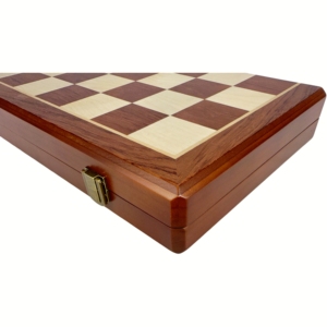 Juego de Ajedrez Magnético Plegable de Lujo, Ecológico, Hecho a Mano, de Madera, de 15 Pulgadas, con Caja de Transporte, Portátil, para Niños - Product Image 6