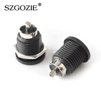 Connecteur de panneau de montage pour prise d'alimentation CC DC-022D, fiche 5,5*2,1, contact en cuivre, boîtier en laiton, courant nominal 1,5A