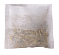 Sachet de thé pliable en fibre de maïs jetable filtre assaisonnement sac fleur thé fruits filtre résidu sac