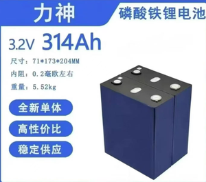 Sel Baterai Lithium LiFePO4 Prismatic Grade A 3.2V 314Ah Original Lishen 10000-Cycle untuk Penyimpanan Tenaga Surya RV Off Grid - Product Image 3