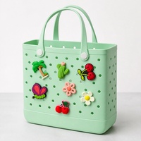 Ensemble de breloques pour chaussures en forme d'animaux mignons, en PVC, personnalisables, décorations d'été pour la plage avec chaînes à boutons, boucles et fleurs pour sabots