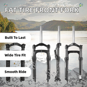 Fourche avant mécanique à ressort BEERIDE COMPONENTS 26 pouces pour pneus larges 4.0, 135 mm, pour vélos de croisière et vélos de route - Product Image 2