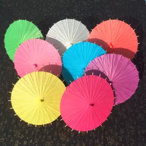 60cm Chinese Wedding Paper Umbrella DIY Handmade Kids Parasol Decorations
