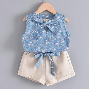 Conjuntos de ropa para niñas Bear Leader, ropa de verano para niñas, nueva camiseta con puntos, pantalones, traje de 2 piezas, ropa informal para niños - Product Image 1