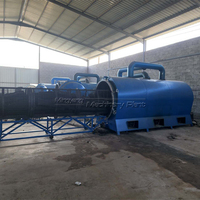 Nouvelle Machine de Carbonisation Horizontale Haute Productivité 800-1000kg/jour, Four de Retorte à Charbon, Four à Briquettes de Bois, Four à Charbon de Bois, En Vente