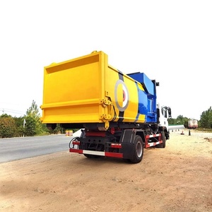 รถบรรทุกเก็บขยะแบบตะขอเกี่ยว Dongfeng 4X2 พวงมาลัยซ้าย/ขวา สำหรับเก็บขยะคอนเทนเนอร์และงานสุขาภิบาลเทศบาล - Product Image 3
