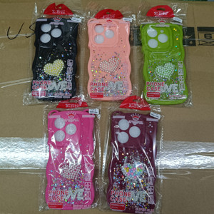 Cô Gái <span class=keywords><strong>Bling</strong></span> Long Lanh Tai Mô Hình Sóng Trường Hợp Điện Thoại Cho Infinix Hot 50 4G Tia lửa Đi 2025 Tia lửa 30 C TPU Keo Điện Thoại Bìa Với Perla - Product Image 5