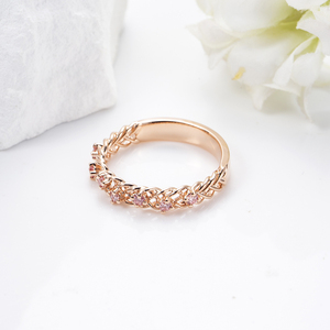 Anillo de Eternidad Messi Jewelry MSR-1753 de Oro de 14K con Diseño Elegante y Diamantes Cultivados en Laboratorio, Anillo de Boda - Product Image 4