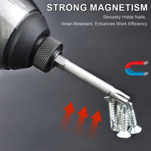 ดอกไขควงทอร์กซ์ T8 ขนาด 65 มม. ก้านหกเหลี่ยม 1/4 นิ้ว เหล็ก S2 แม่เหล็ก สำหรับงาน DIY เครื่องมือไฟฟ้าอุตสาหกรรม รับผลิตแบบ OEM ODM จำหน่ายส่ง - Product Image 4