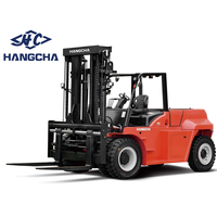 Montacargas Hangcha de 12t/14t/16t con Motor Diésel, Montacargas de Servicio Pesado con Eje de Accionamiento de Caliper para Minería y Canteras