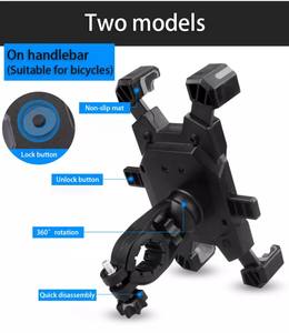 Verrouillage rapide 360 Rotation réglable moto support de téléphone rétroviseur support de téléphone support vélo support de téléphone portable - Product Image 5