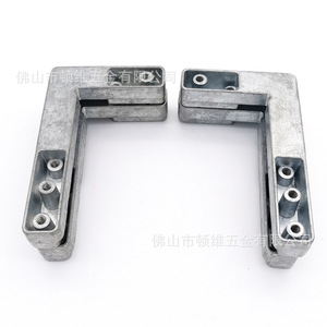 Soportes de Esquina de Aluminio Autonomy de 87.5mm de Longitud para Conectores de Herrajes de Puertas y Ventanas de Gabinetes - Product Image 1