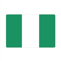 Tapis de sol en caoutchouc polyester avec drapeau national du Nigeria, 40*60 cm, tapis de porte rectangulaire antidérapant, décoration intérieure et extérieure
