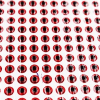 Vente en gros 3D yeux de pêche réalistes rouges et lumineux yeux de poisson 3D en plastique pour leurres de pêche matériel de montage de mouches 4mm6mm8mm10mm