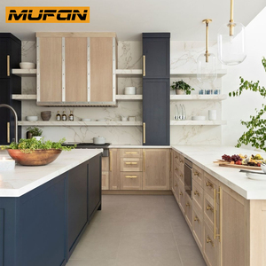 Muebles <span class=keywords><strong>de</strong></span> Cocina Japandi, Gabinetes <span class=keywords><strong>de</strong></span> Cocina Personalizados <span class=keywords><strong>de</strong></span> Madera <span class=keywords><strong>de</strong></span> Roble Blanco con Revestimiento <span class=keywords><strong>de</strong></span> Chapa, Isla <span class=keywords><strong>de</strong></span> Cocina Acanalada con Cajón <span class=keywords><strong>de</strong></span> Cola <span class=keywords><strong>de</strong></span> Golondrina - Product Image 1