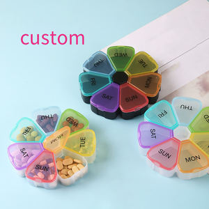 <span class=keywords><strong>Pilulier</strong></span> hebdomadaire personnalisé avec logo, <span class=keywords><strong>pilulier</strong></span> portable détachable <span class=keywords><strong>matin</strong></span> et <span class=keywords><strong>soir</strong></span>, <span class=keywords><strong>pilulier</strong></span> de voyage double rangée - Product Image 2