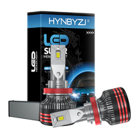 Phares LED de voiture HYNBYZJ Factory M8pro 140W 18000LM, système d'éclairage automobile, H1 H7 H4, température de couleur 6500K