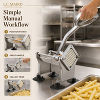 Coupe-frites manuel en acier inoxydable, trancheuse à légumes, machine de découpe alimentaire commerciale YF-ST12
