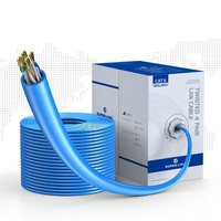 Cable de Red Cat6 de Alta Velocidad Superlink/OEM con Certificación CCC, 305m, para Comunicación en Exteriores, UTP/FTP, Coaxial, Conductor de 0.57mm