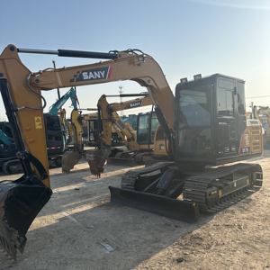 Mini-excavatrice Sany SY75 d'occasion, 99% neuve, 7,5 tonnes, petite excavatrice sur chenilles d'occasion, SY26/SY35/SY55/SY60/SY70/SY95, vente à prix réduit - Product Image 6