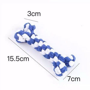 Juguetes Masticables Interactivos de Cuerda de Algodón, Clásicos, Lindos, de Lujo, Novedosos, Duraderos, con Forma de Hueso, para Perros, Uso en Interiores y Exteriores, GMTPET - Product Image 5