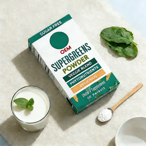 Complément alimentaire pour adultes SuperGreen Powder Veggie Blend Phytonutrients Complément alimentaire - Product Image 2