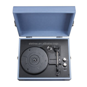 Rétro 2 en 1 joue des disques Haut-parleur <span class=keywords><strong>sans</strong></span> <span class=keywords><strong>fil</strong></span> Tecniqs Tourne-disque <span class=keywords><strong>vinyle</strong></span> avec haut-parleur Vintage <span class=keywords><strong>Platine</strong></span> - Product Image 4