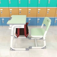Mobilier scolaire, bureau et chaise d'élève pour salle de classe