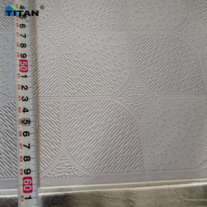 Plafond Maison PVC 2x2 Panneaux de Plafond Plaque PVC <span class=keywords><strong>Lambri</strong></span> pour Plafond Acoustique Décoratif Plaques de Plafond en Plâtre - Product Image 3