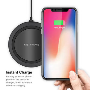 <strong>QI</strong> CE FCC ROSH Certified 15W Fast Wireless Phone <strong>Charger</strong> Pad for iphone Android - Product Image 2