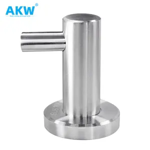 Akw Adhesive Wall Hooks Stainless Steel Nordic Wall Hanging Wall Rubber Coat S Frame Hook For Coat Rack