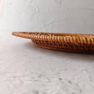 Plaques de chargement en rotin au Design Unique, ensemble d'assiettes décoratives pour décoration de Table, centres de Table et décoration de mariage - Product Image 2