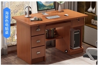 Bureau d'ordinateur mural convertible en panneaux de bois au design moderne, prix de gros abordable, pour personnel de bureau, hôpital, école, Guangdong