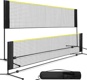 Cầu lông pickleball <span class=keywords><strong>Net</strong></span> Chiều cao có thể điều chỉnh xách tay Tennis <span class=keywords><strong>Net</strong></span> dễ dàng thiết lập <span class=keywords><strong>Nylon</strong></span> thể thao <span class=keywords><strong>Net</strong></span> 3/4/5m rộng - Product Image 1