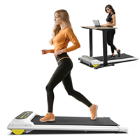 Prix d'usine personnalisé équipement de fitness et de gymnastique tapis de marche compact en gros à bas prix tapis de course avec table pour la maison mini machine plate